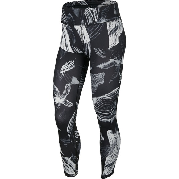 Nike Pants - Nike | B&W Epic Lux Dri-Fit 7/8 Running Tights size S